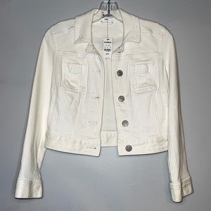 Express White Jean Jacket